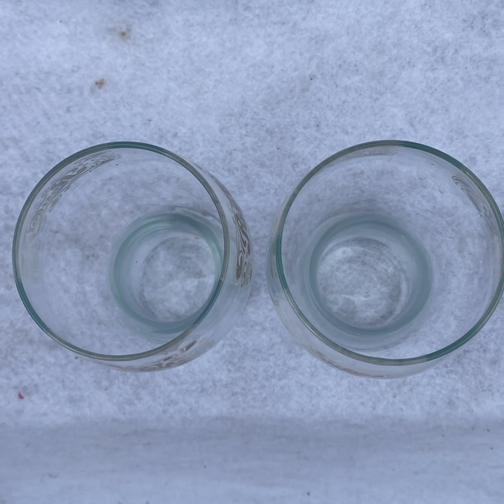 Pepsi Cola Set 2 Glasses Fountain Style Vintage - Picture 8 of 8